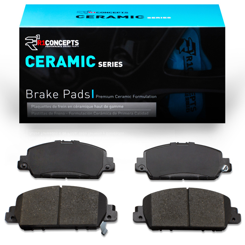 Honda Accord Coupe Ceramic Brake Pads - Front - R1 Concepts - R1 Ceramic - `13-`25